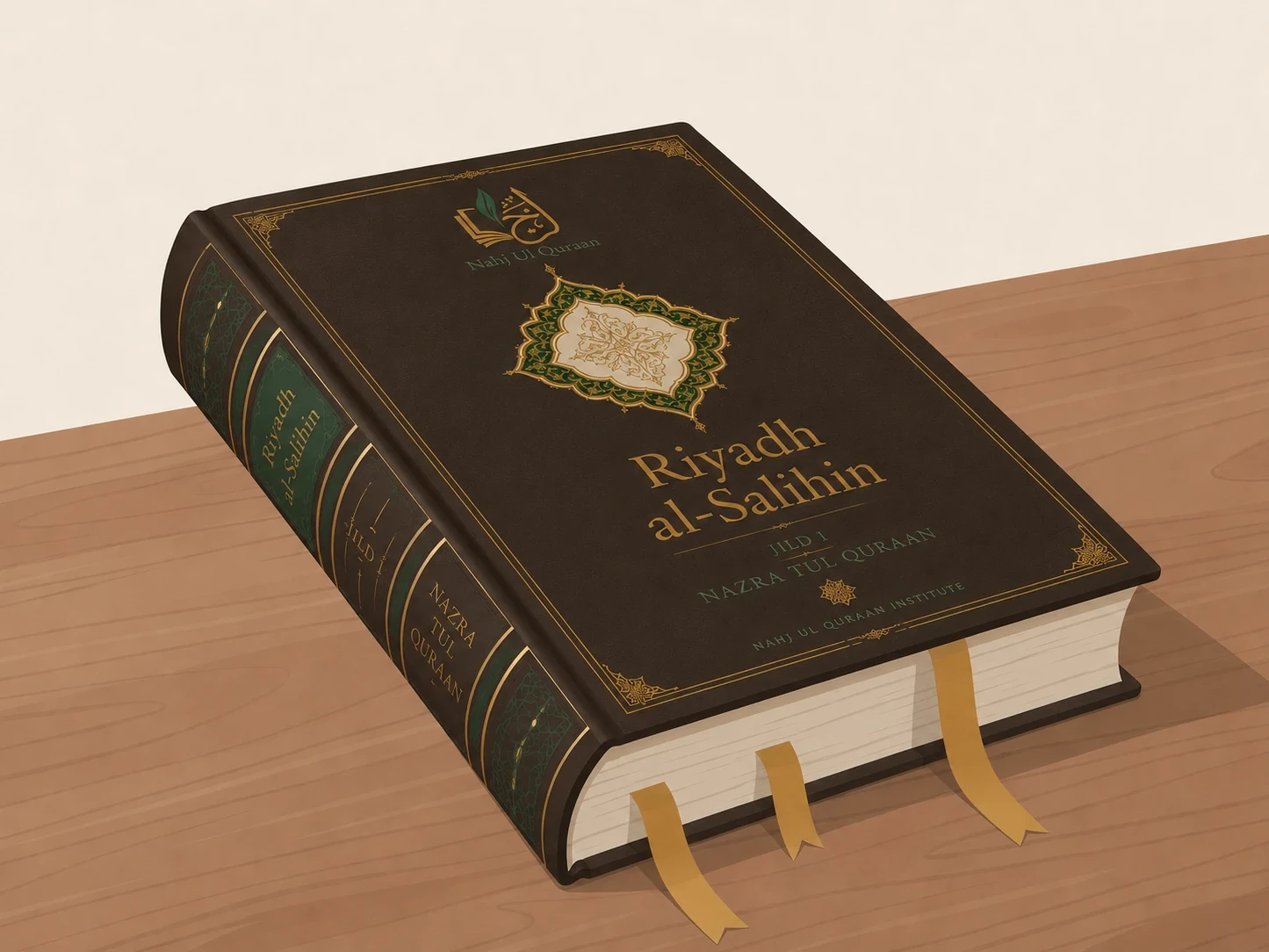 Illustration of Riyadh al-Salihin, Imam Nawawi's thematic collection for spiritual and moral formation.