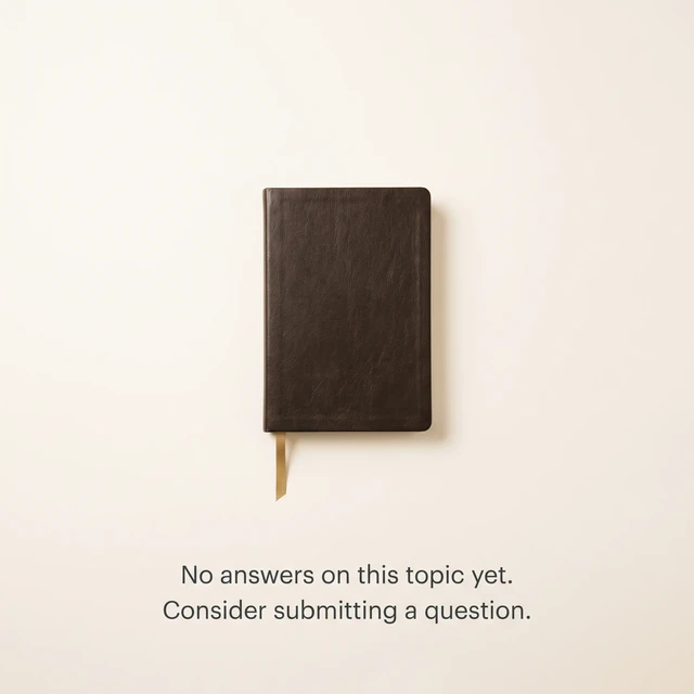 A closed leather-bound book with a gold ribbon marker, the NAHJ Sunnah™ question service.